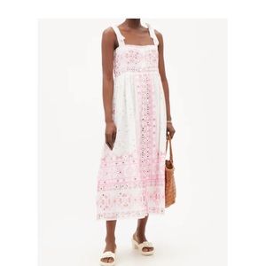 JULIET DUNN
Juliet Dunn Mosaic Tie-strap Embroidered Cotton Sun Dress